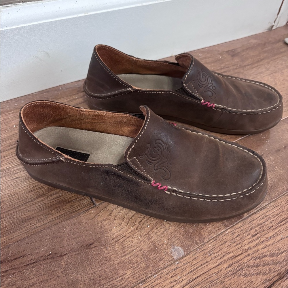 Olukai Nohea Nubuck Loafers